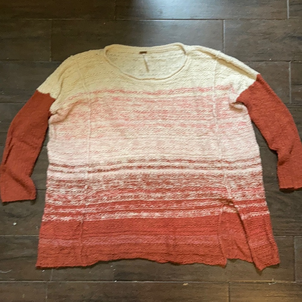 FREE PEOPLE Ombré Oversized Sweater